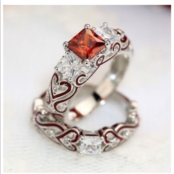 NWT Beautiful couples rings stainless steel - Picture 5 of 8